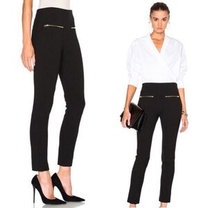 Rag & Bone Black Skinny Pants with Zippers